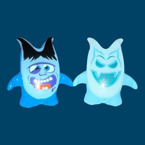 2022 Kinder Joy Surprise Egg Blue Toy Halloween Monster & Glow In Dark B23